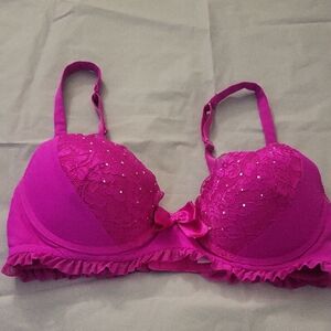 36 D Saki Silver Pushup underwire bra